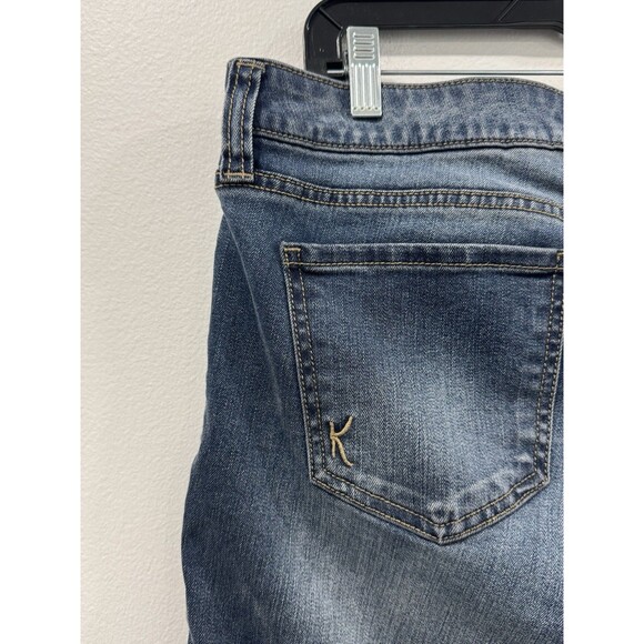 Kut From The Kloth Jeans Womens Size 14 Medium Wash Distressed - Picture 5 of 7